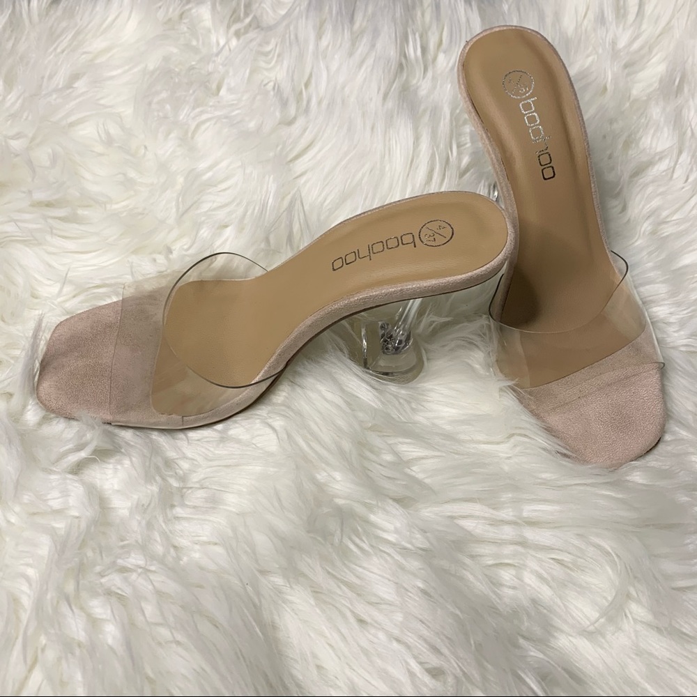 Clear heels